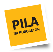 Pila na porobeton - logo